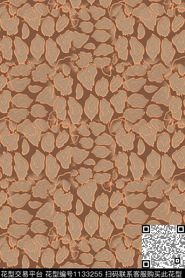 动物纹抽象碎碎花传统印花华亿平台下载（图片编号: 1133255） - 瓦栏（Walan）