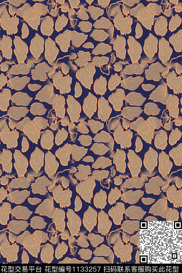 动物纹抽象碎碎花传统印花华亿平台下载（图片编号: 1133257） - 瓦栏（Walan）