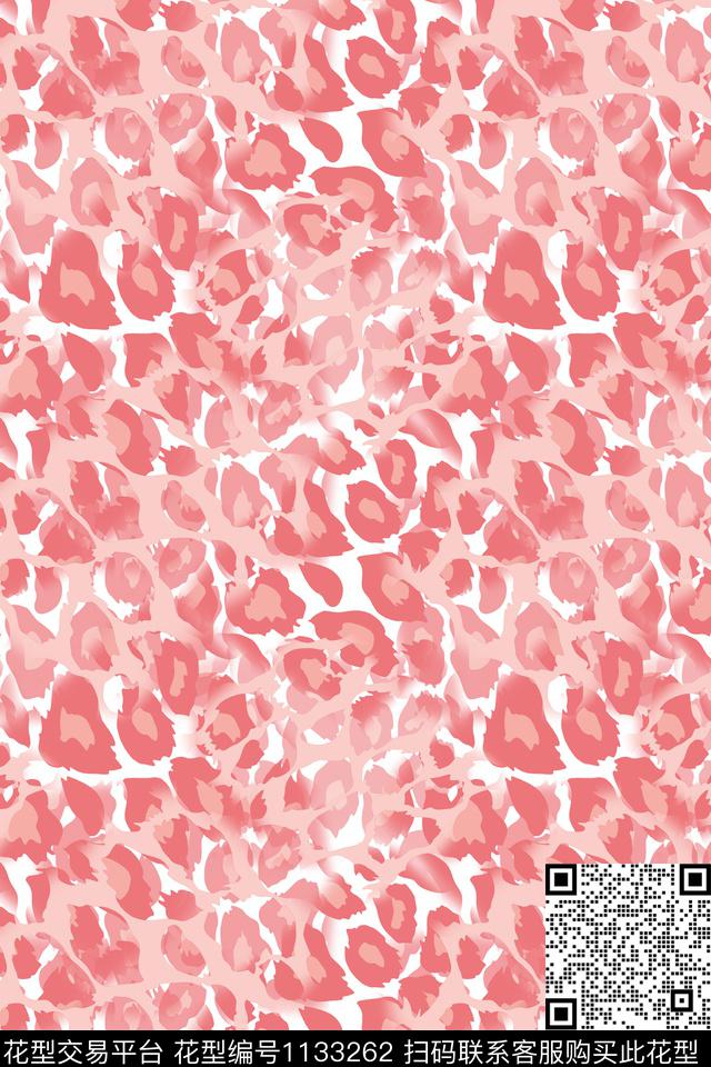 动物纹抽象碎碎花数码印花华亿平台下载（图片编号: 1133262） - 瓦栏（Walan）