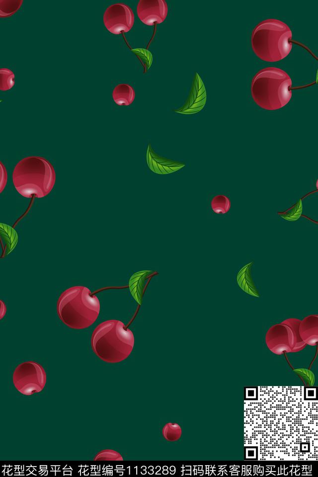 水果女装卡通数码印花华亿平台下载（图片编号: 1133289） - 瓦栏（Walan）