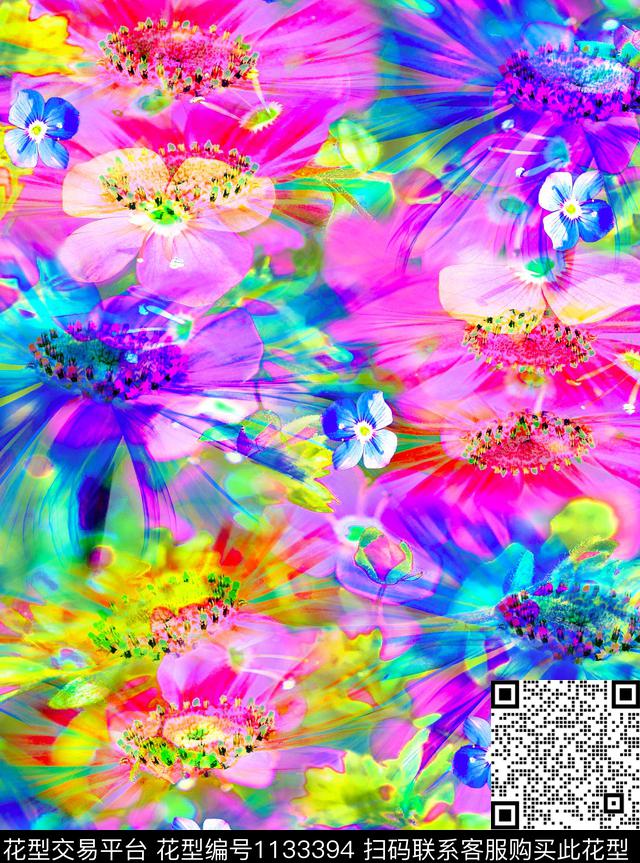 植物女装数码华亿平台数码印花华亿平台下载（图片编号: 1133394） - 瓦栏（Walan）