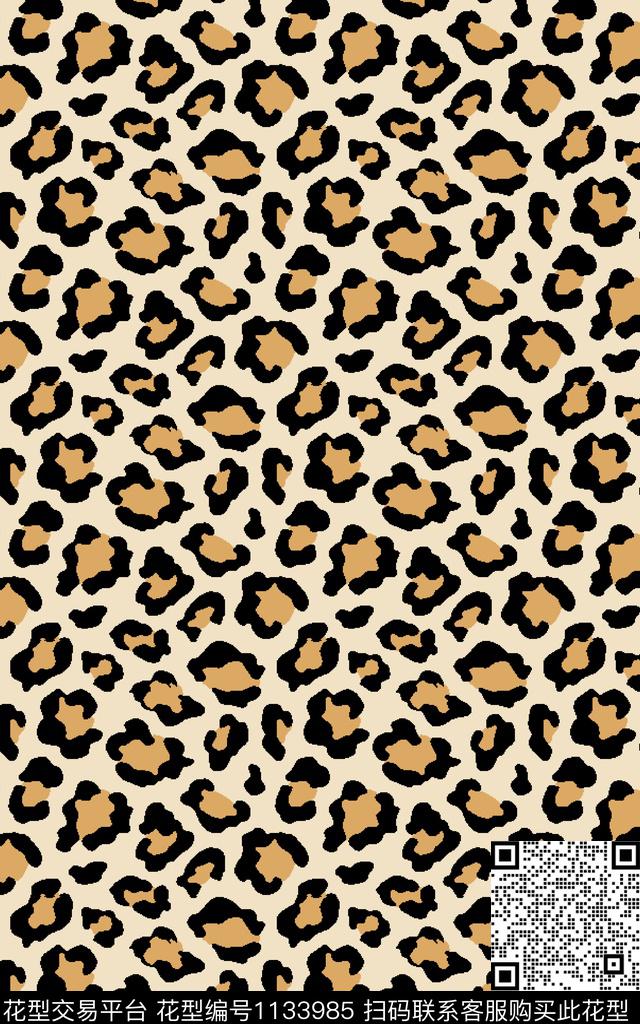 动物纹豹纹波点传统印花华亿平台下载（图片编号: 1133985） - 瓦栏（Walan）