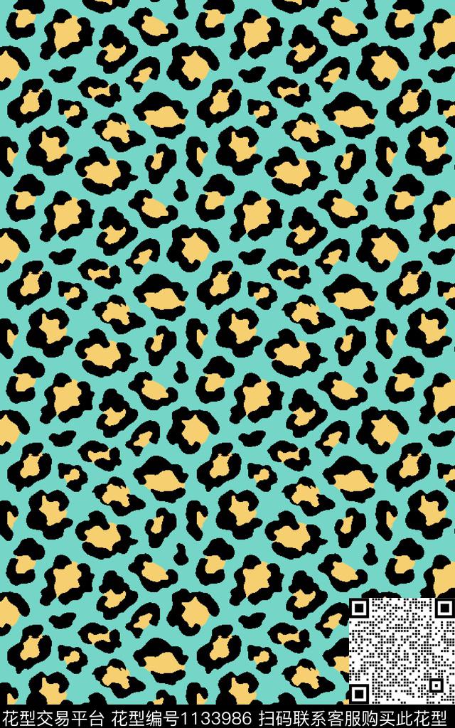 动物纹豹纹波点传统印花华亿平台下载（图片编号: 1133986） - 瓦栏（Walan）