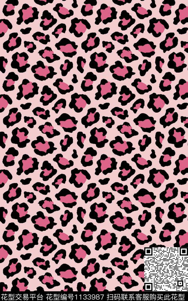 动物纹豹纹波点传统印花华亿平台下载（图片编号: 1133987） - 瓦栏（Walan）