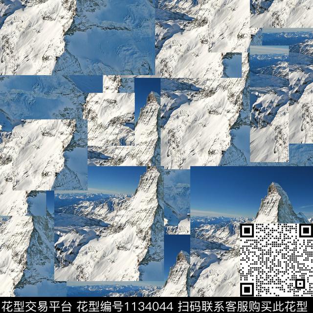 PRADA抽象男装大牌男装数码印花华亿平台下载（图片编号: 1134044） - 瓦栏（Walan）