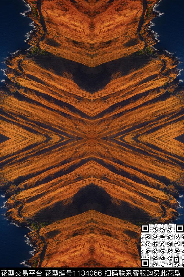 PRADA抽象男装大牌男装数码印花华亿平台下载（图片编号: 1134066） - 瓦栏（Walan）