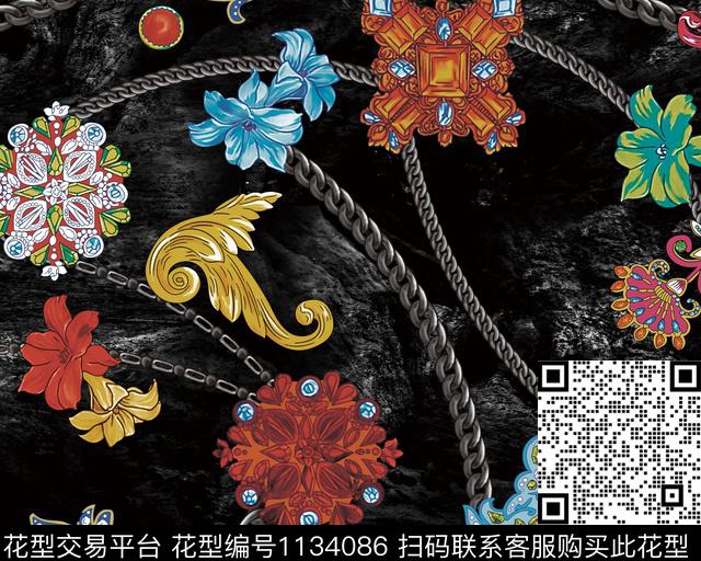 大牌风动物潮牌数码印花华亿平台下载（图片编号: 1134086） - 瓦栏（Walan）