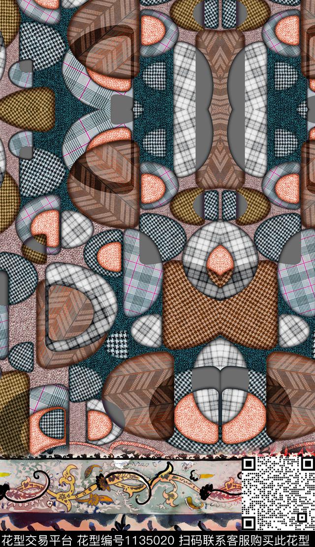 定位花数码华亿平台民族风数码印花华亿平台下载（图片编号: 1135020） - 瓦栏（Walan）