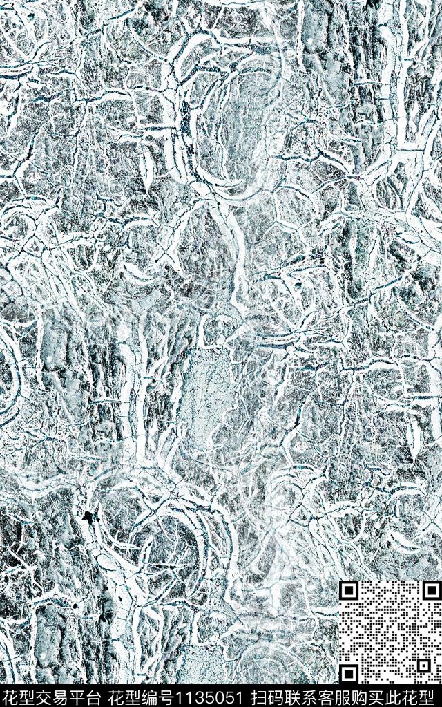 抽象肌理男装数码印花华亿平台下载（图片编号: 1135051） - 瓦栏（Walan）