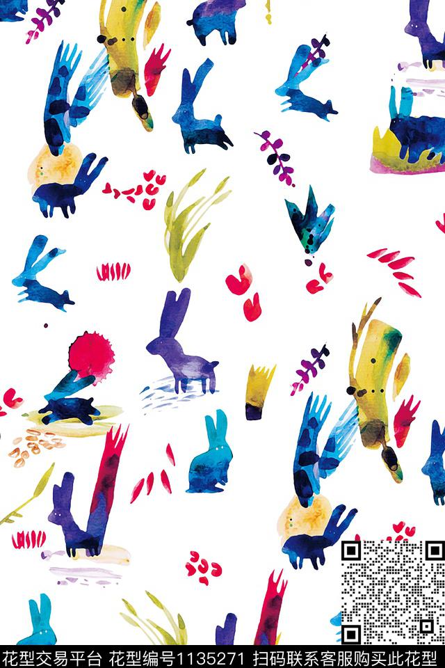 春夏华亿平台大牌风花卉数码印花华亿平台下载（图片编号: 1135271） - 瓦栏（Walan）