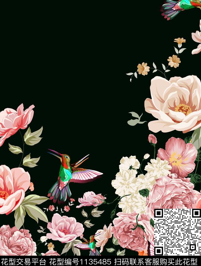 定位花数码华亿平台热带华亿平台数码印花华亿平台下载（图片编号: 1135485） - 瓦栏（Walan）