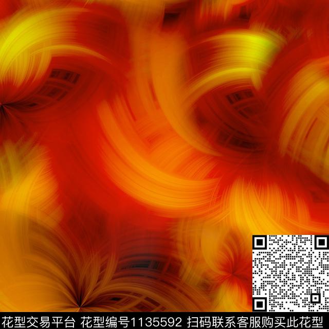 抽象女装数码华亿平台传统印花华亿平台下载（图片编号: 1135592） - 瓦栏（Walan）