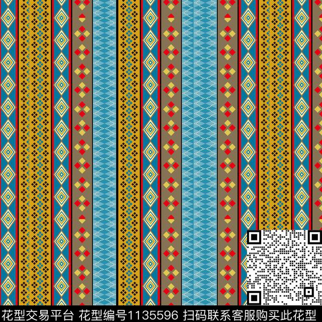 女装传统华亿平台几何传统印花华亿平台下载（图片编号: 1135596） - 瓦栏（Walan）