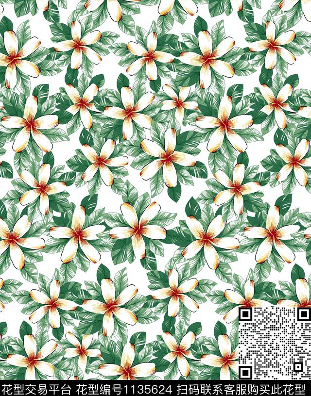 年轻女性女装小碎花数码印花华亿平台下载（图片编号: 1135624） - 瓦栏（Walan）