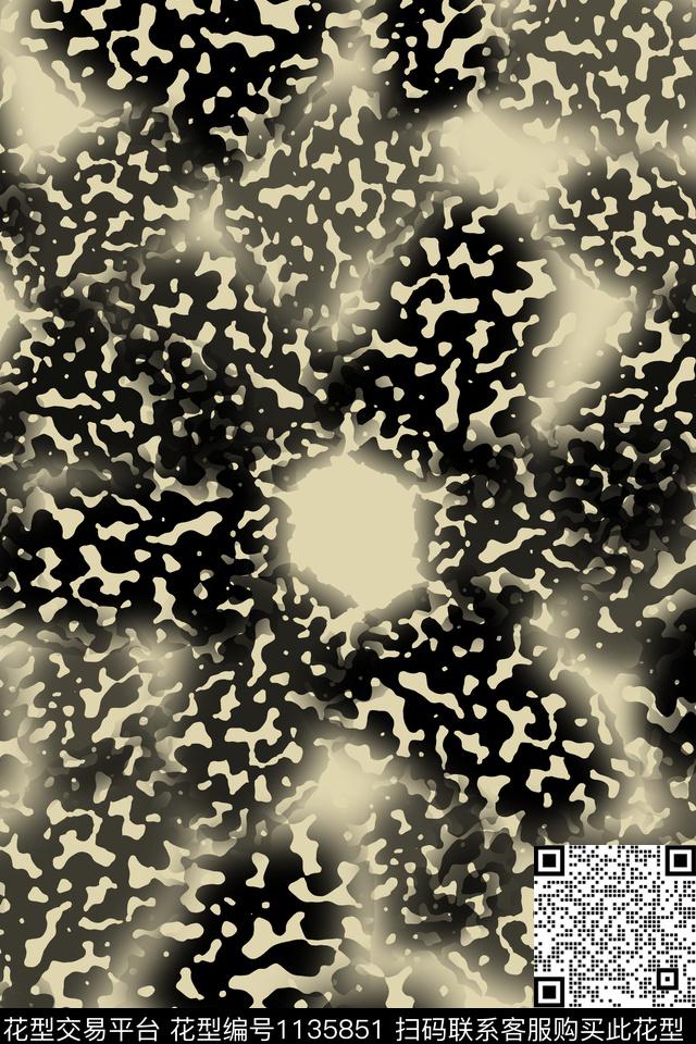 动物纹抽象肌理图案数码印花华亿平台下载（图片编号: 1135851） - 瓦栏（Walan）