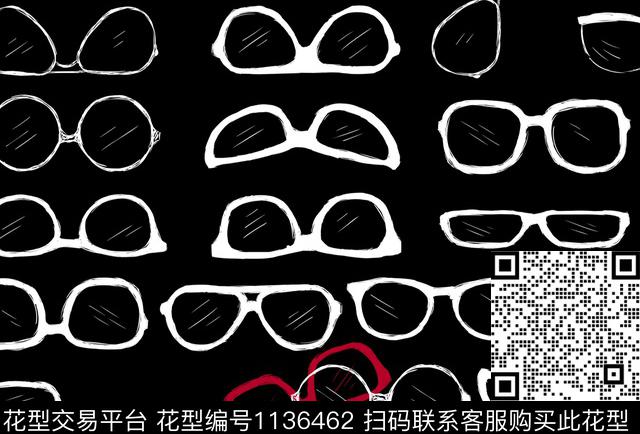 抽象CK大牌风传统印花华亿平台下载（图片编号: 1136462） - 瓦栏（Walan）