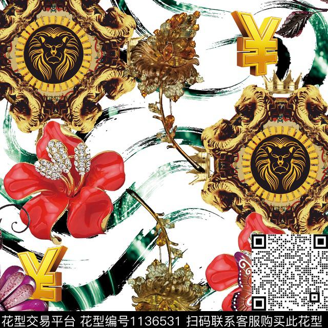 大牌风人物数码华亿平台数码印花华亿平台下载（图片编号: 1136531） - 瓦栏（Walan）