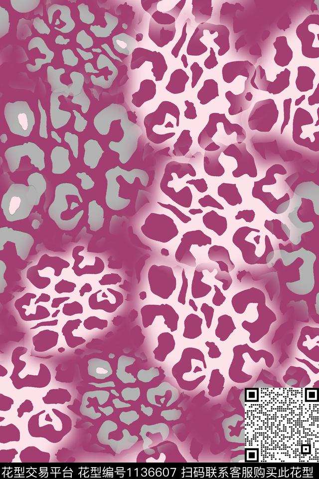 动物纹动物抽象数码印花华亿平台下载（图片编号: 1136607） - 瓦栏（Walan）