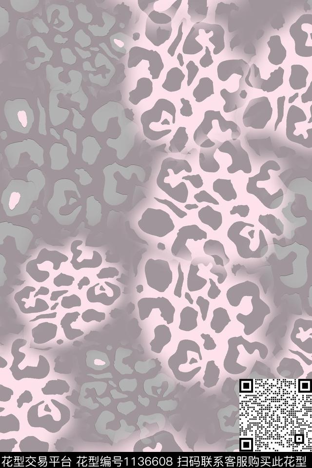 动物纹动物抽象数码印花华亿平台下载（图片编号: 1136608） - 瓦栏（Walan）