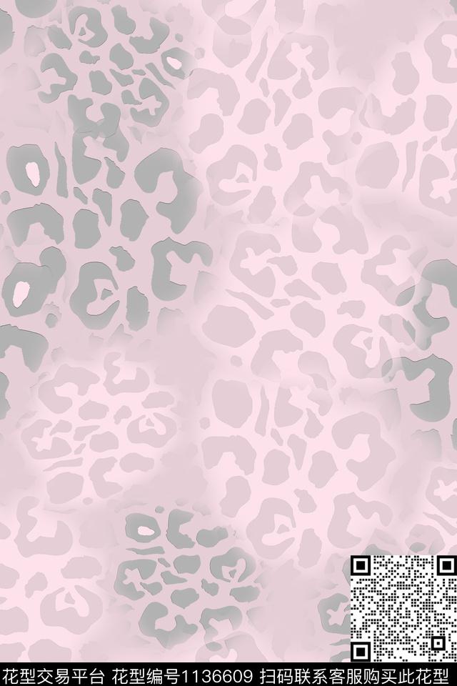 动物纹动物抽象数码印花华亿平台下载（图片编号: 1136609） - 瓦栏（Walan）