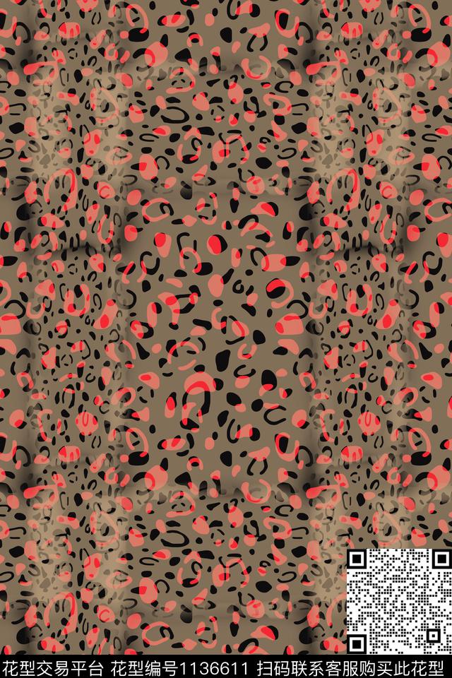 动物纹碎碎花动物数码印花华亿平台下载（图片编号: 1136611） - 瓦栏（Walan）