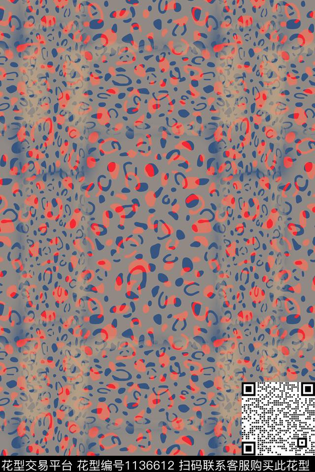 动物纹碎碎花动物数码印花华亿平台下载（图片编号: 1136612） - 瓦栏（Walan）
