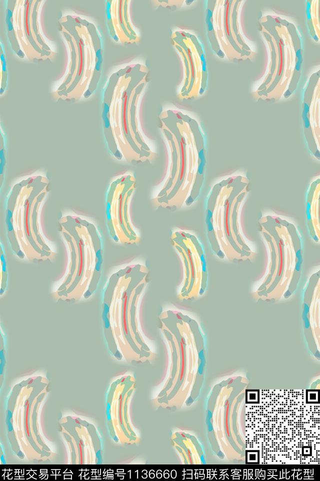 抽象几何精致几何数码印花华亿平台下载（图片编号: 1136660） - 瓦栏（Walan）