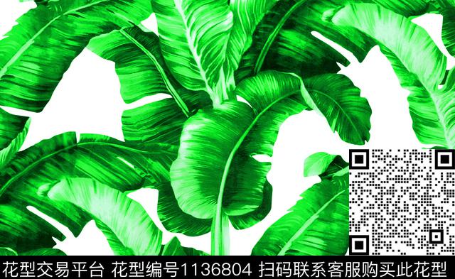 线条画彩底花卉清爽底花卉数码印花华亿平台下载（图片编号: 1136804） - 瓦栏（Walan）