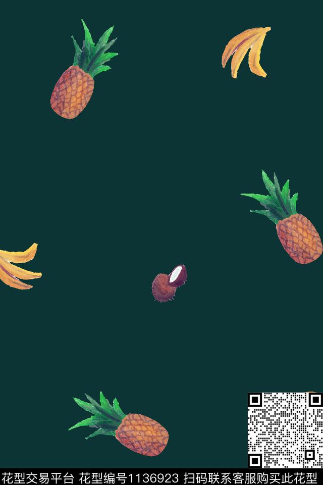 趣味卡通女装数码印花华亿平台下载（图片编号: 1136923） - 瓦栏（Walan）