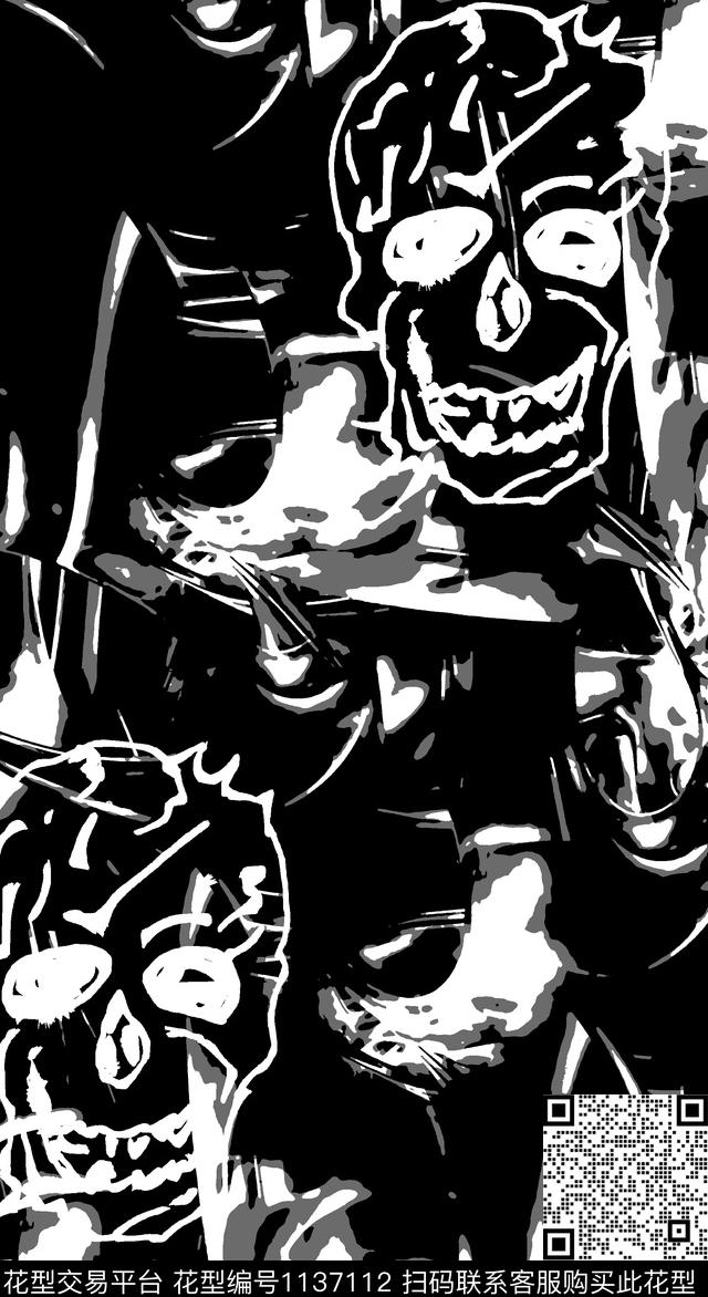 纹理抽象手绘传统印花华亿平台下载（图片编号: 1137112） - 瓦栏（Walan）