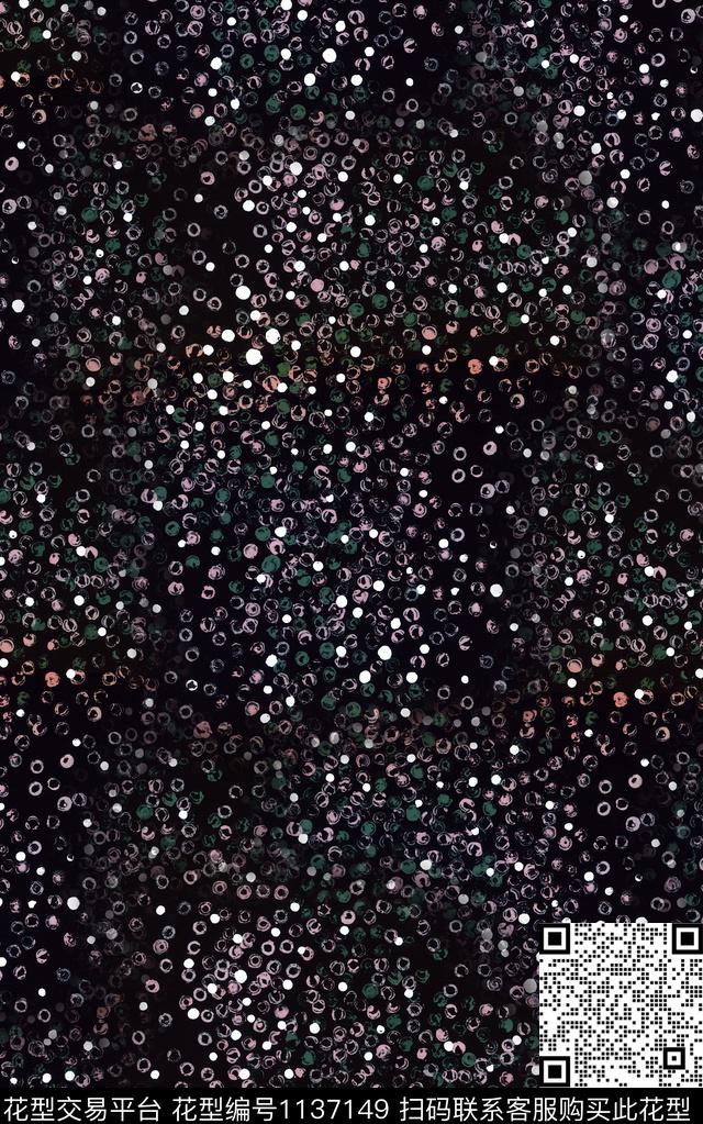 肌理抽象几何数码印花华亿平台下载（图片编号: 1137149） - 瓦栏（Walan）