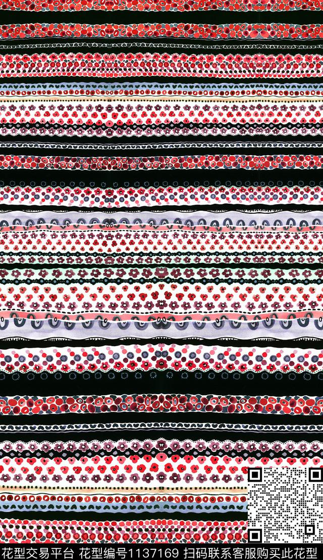 定位花数码华亿平台民族风数码印花华亿平台下载（图片编号: 1137169） - 瓦栏（Walan）