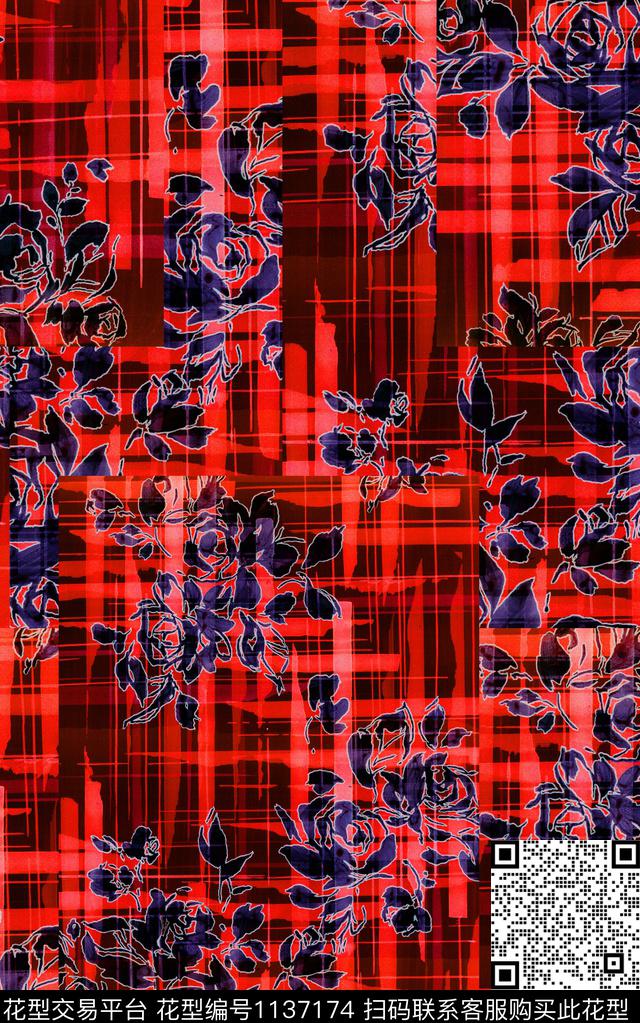 肌理小碎花数码华亿平台数码印花华亿平台下载（图片编号: 1137174） - 瓦栏（Walan）