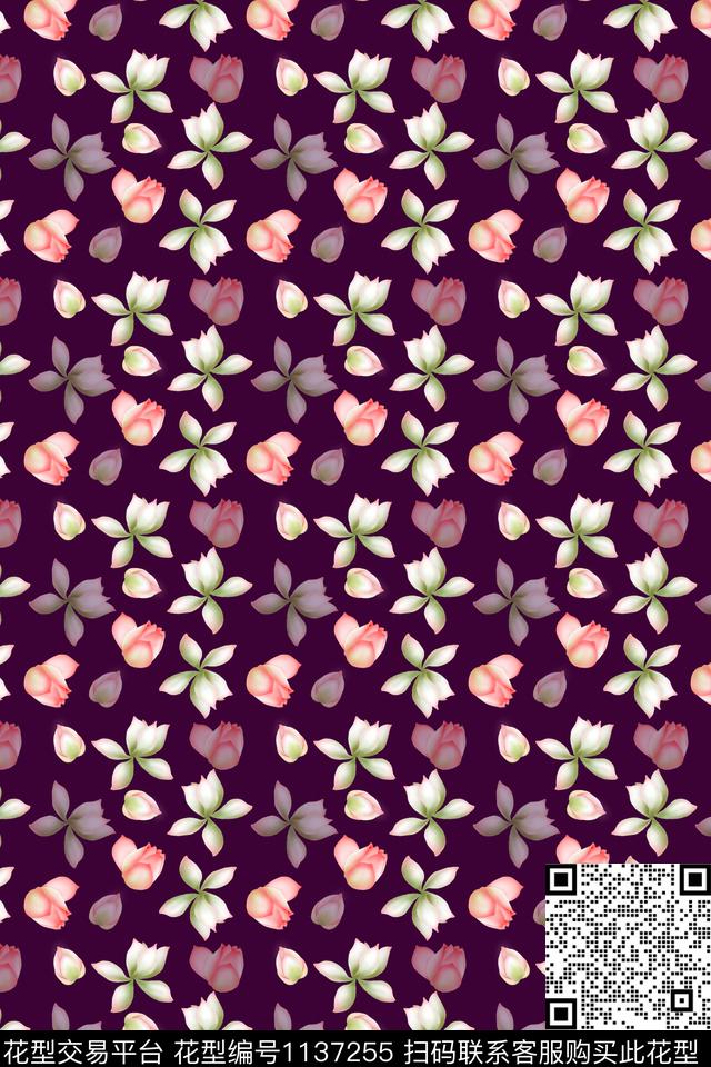 满天星小碎花创意数码印花华亿平台下载（图片编号: 1137255） - 瓦栏（Walan）