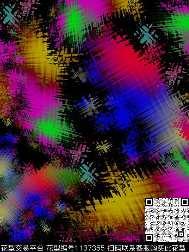 潮牌纹理肌理数码印花华亿平台下载（图片编号: 1137355） - 瓦栏（Walan）