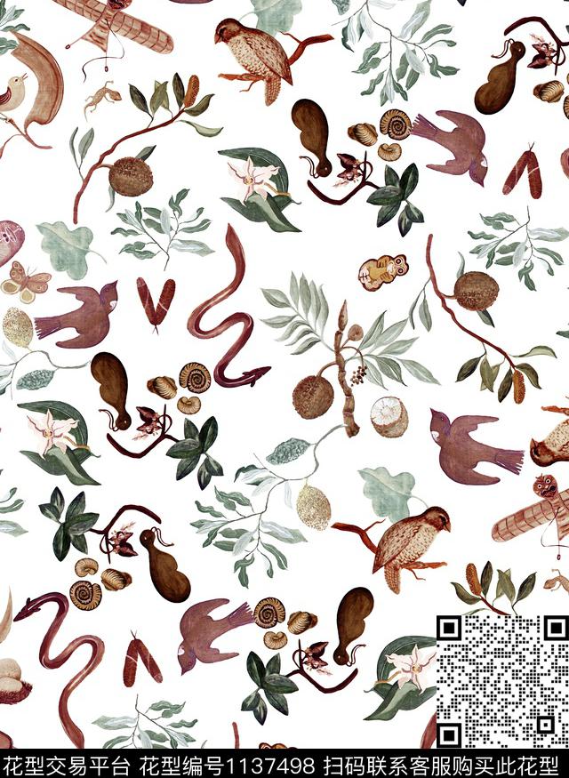 秋冬华亿平台大牌男装小碎花数码印花华亿平台下载（图片编号: 1137498） - 瓦栏（Walan）