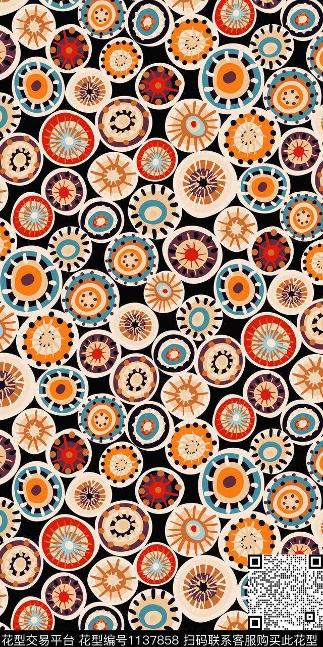 抽象大牌风数码华亿平台数码印花华亿平台下载（图片编号: 1137858） - 瓦栏（Walan）