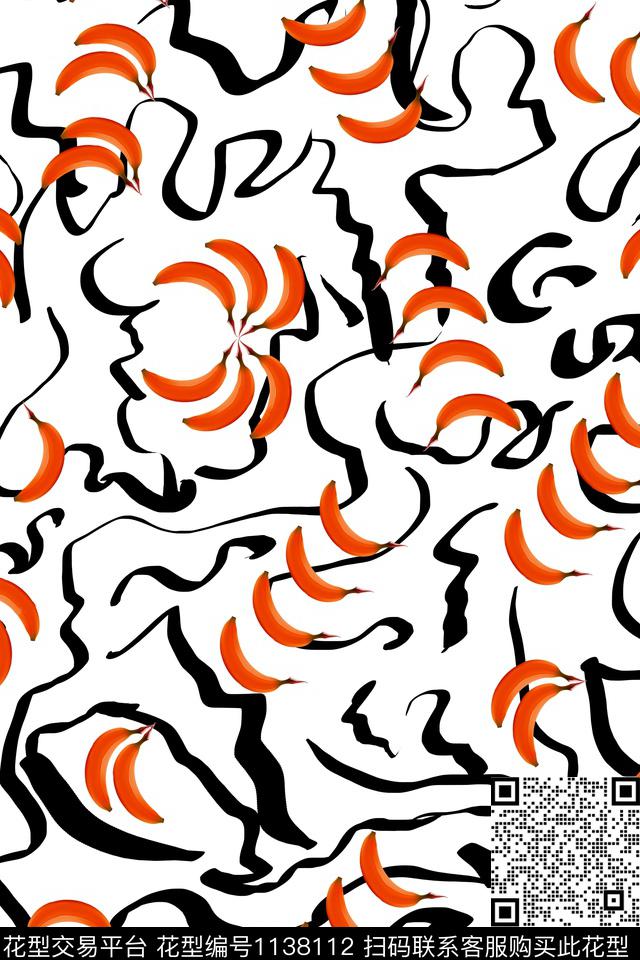 数码华亿平台男装抽象数码印花华亿平台下载（图片编号: 1138112） - 瓦栏（Walan）