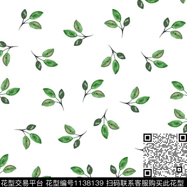 手绘花卉素雅数码华亿平台数码印花华亿平台下载（图片编号: 1138139） - 瓦栏（Walan）