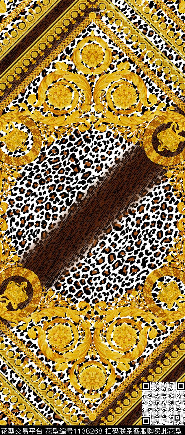 动物欧洲大牌风传统印花华亿平台下载（图片编号: 1138268） - 瓦栏（Walan）