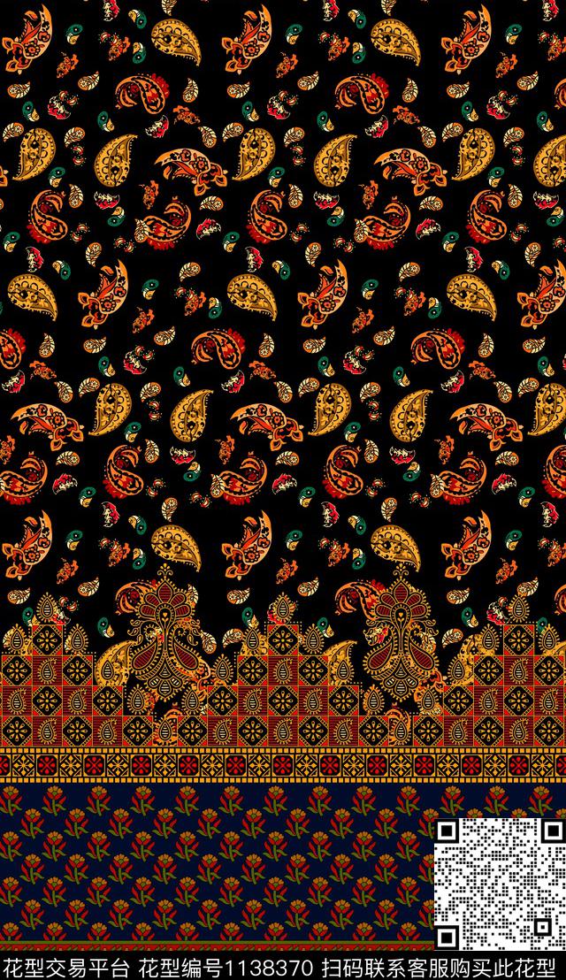 复古波西米亚杭州数码印花华亿平台下载（图片编号: 1138370） - 瓦栏（Walan）