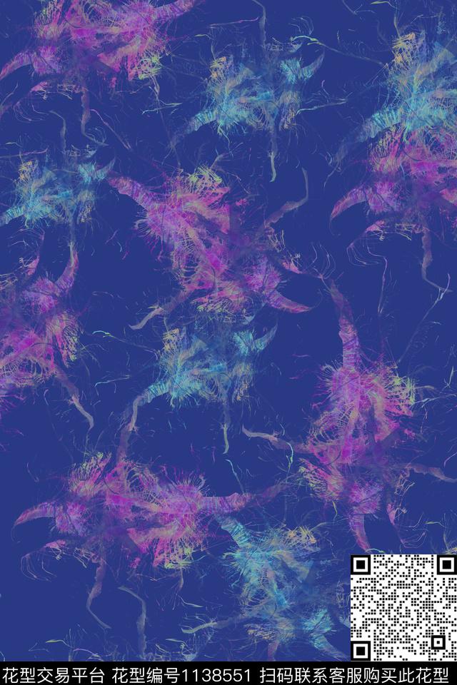 星空抽象挂件数码印花华亿平台下载（图片编号: 1138551） - 瓦栏（Walan）
