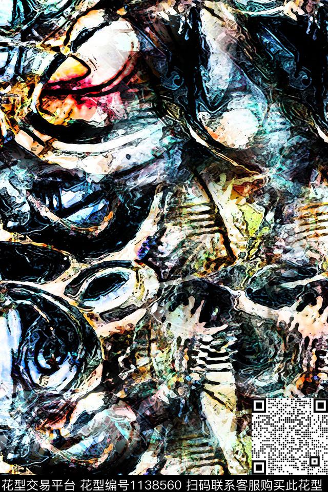 星空抽象男装墙纸数码印花华亿平台下载（图片编号: 1138560） - 瓦栏（Walan）