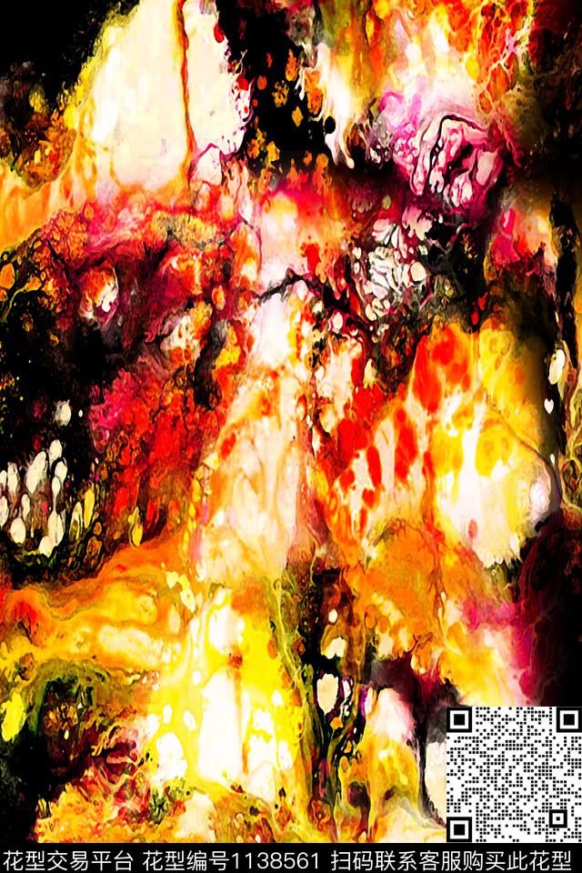 女装北欧高大上数码印花华亿平台下载（图片编号: 1138561） - 瓦栏（Walan）