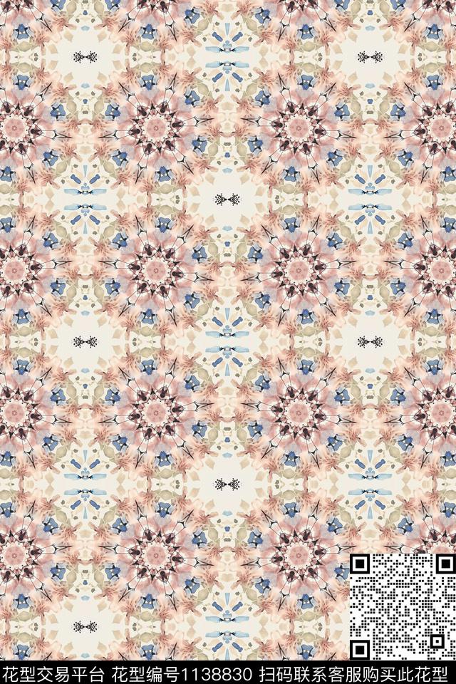 休闲大牌风花卉数码印花华亿平台下载（图片编号: 1138830） - 瓦栏（Walan）