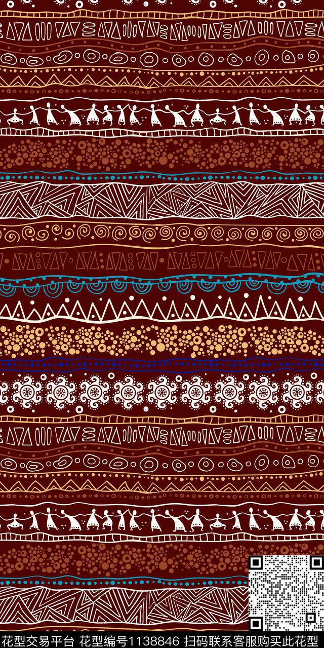 大牌风数码华亿平台几何数码印花华亿平台下载（图片编号: 1138846） - 瓦栏（Walan）