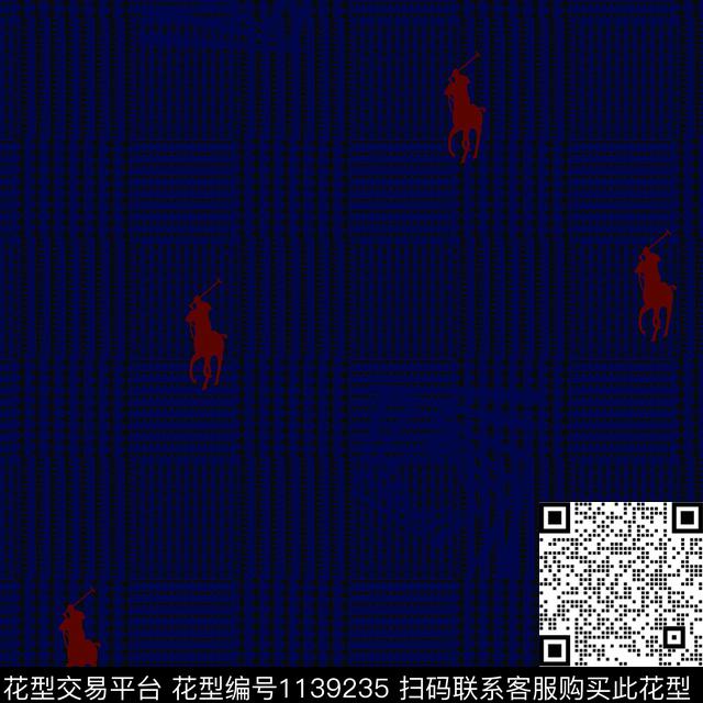 大牌风暗格Polo传统印花华亿平台下载（图片编号: 1139235） - 瓦栏（Walan）