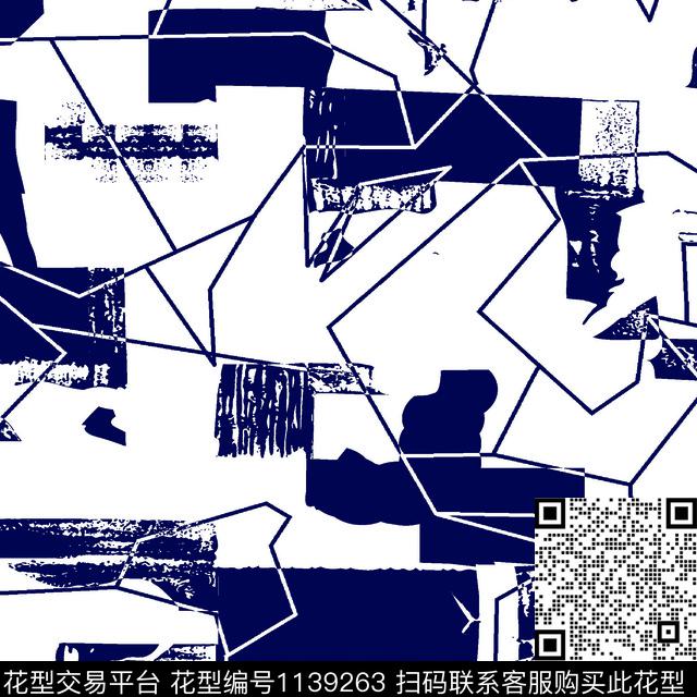 大牌风创意几何传统印花华亿平台下载（图片编号: 1139263） - 瓦栏（Walan）