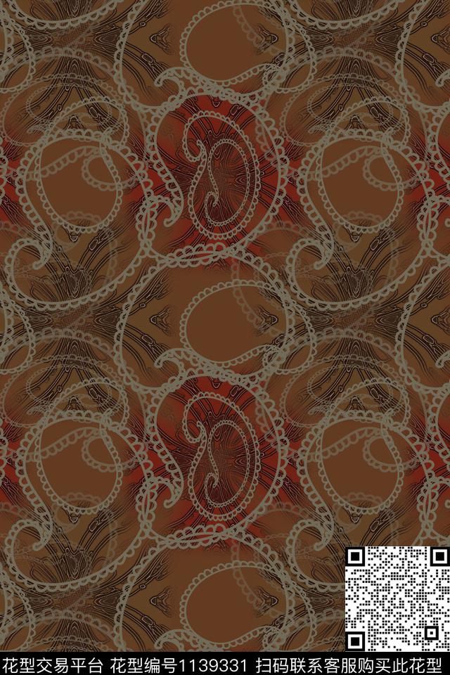 佩斯利图案男装休闲花卉佩斯利数码印花华亿平台下载（图片编号: 1139331） - 瓦栏（Walan）