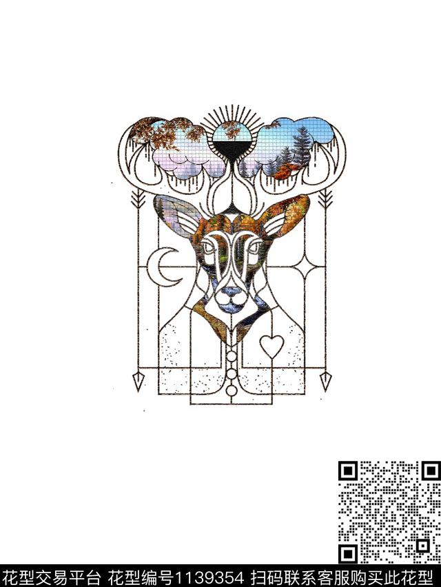 动物大牌风数码华亿平台数码印花华亿平台下载（图片编号: 1139354） - 瓦栏（Walan）